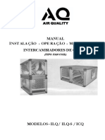 Manual de instalação, operação e manutenção de intercambiadores de calor do tipo fan-coil (ILQ/ILQ-S/ICQ