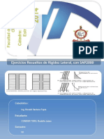 Problemas Resueltos de Rigidez Lateral en Sap2000 PDF