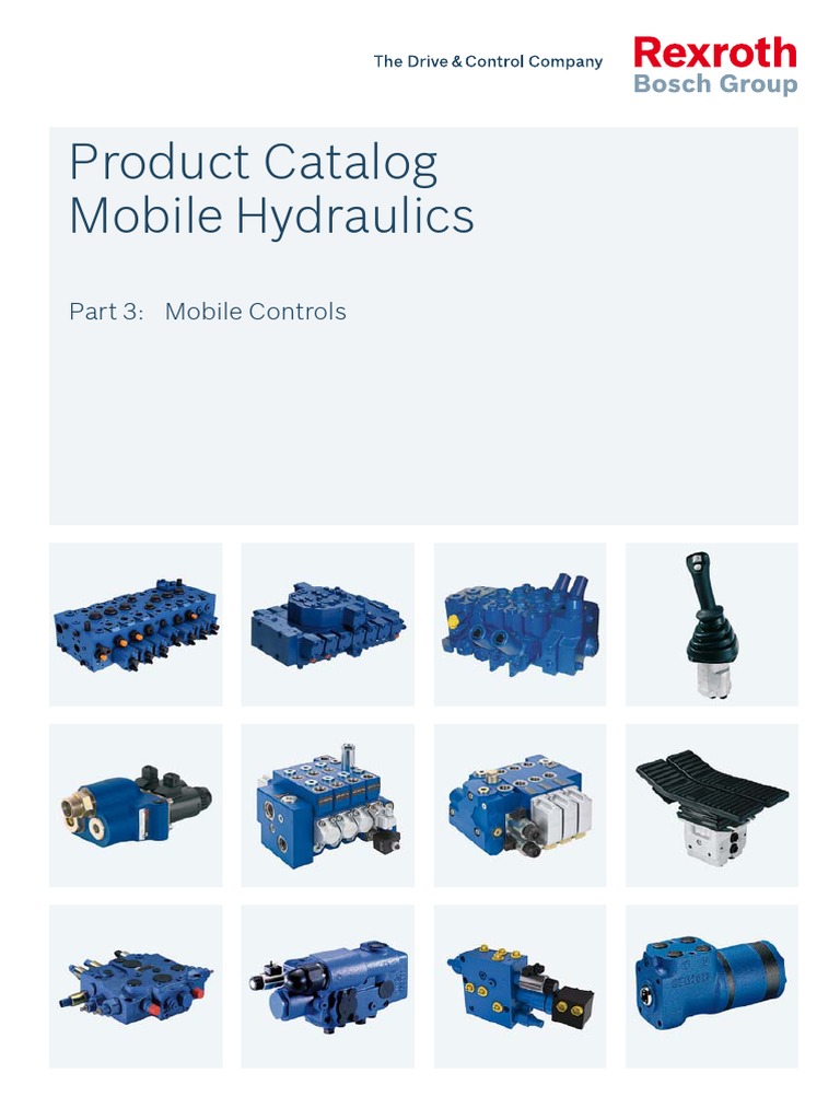 BOSCH REXROTH Mobile Hydraulics Catalog | PDF | Viscosity | Corrosion