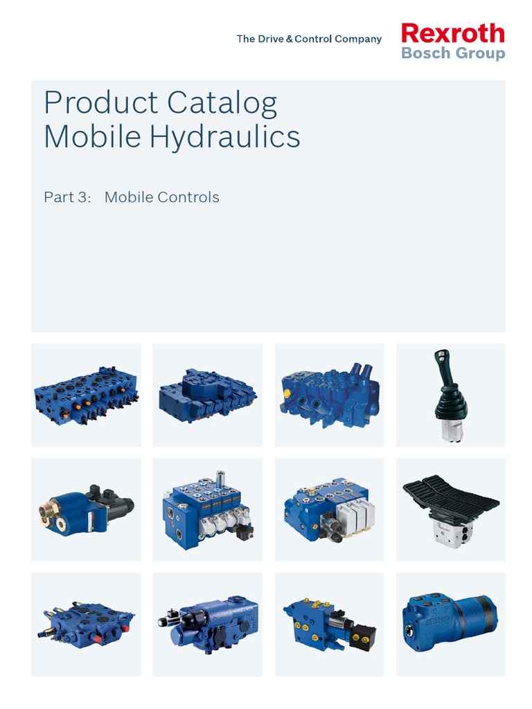BOSCH REXROTH Mobile Hydraulics Catalog, PDF, Viscosity