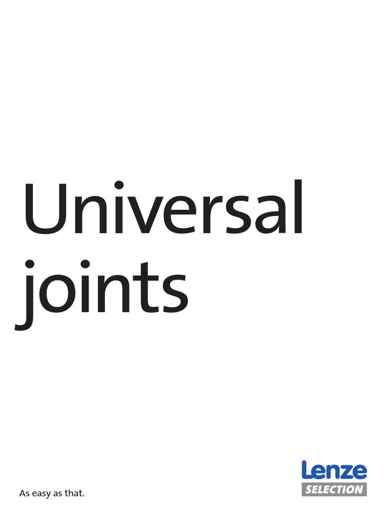 Catalogo de SELECCIÓN CARDAN | PDF | Screw | Bearing (Mechanical)