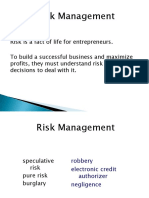 Lec 20 Risk Management