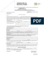 Green Delta Mutual Fund: Application Form