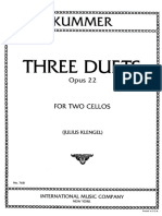 Kummer 3 Cello Duos Op22 PDF