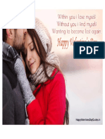 Romantic Valentines Day Quotes 2017 With Valentines Day Couple Image - JPG