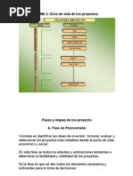 Ciclo de Vida Proyectos