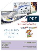 Promoção de acessórios e peças para julho e agosto