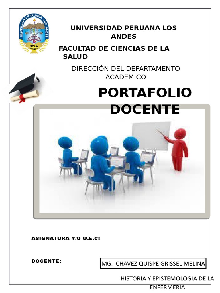 Carátula para Portafolio Docente | PDF | Escuelas | Maestros