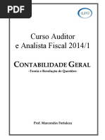 Contabilidade Auditor Fiscal Marcondes Fortaleza LFG