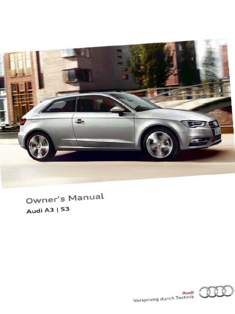 Audi Owners Manual A3 & S3 PDF PDF Manual Transmission