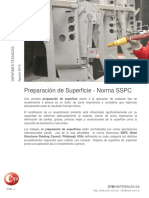 Preparacion de Superficies Norma SSPC Granallado Cymmateriales Shotblasting PDF