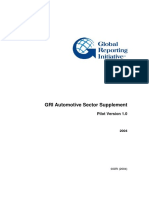 AutomotiveSectorSupplement Pilot GRI