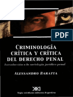 BARATTA, Alessandro - Criminologia Critica y Critica Del Derecho Penal (2)