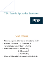 (TEA) Test de Aptitudes Escolares PDF