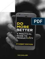 SAMPLE - Do More Better (Student Edition), by Tim Challies