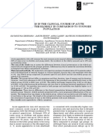 [Polish Journal of Surgery] Differences in the Clinical Course of Acute Appendicitis in the Elderly in Comparison to Younger Population