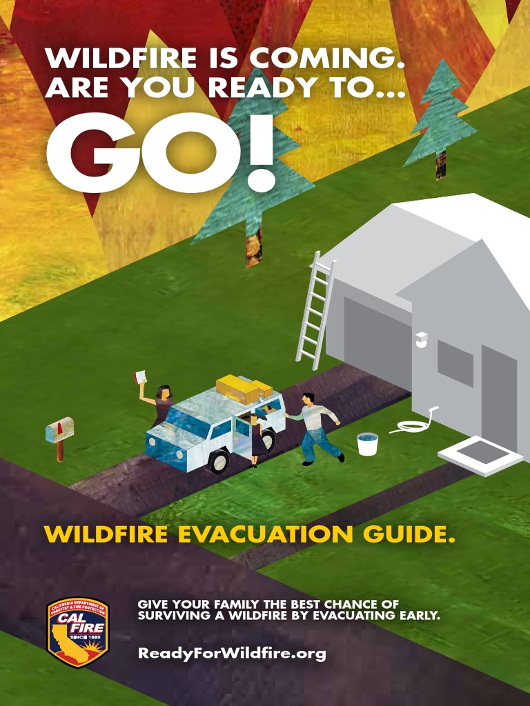 Calfire Go Brochure Evacuation Guide Firefighter Emergency Evacuation