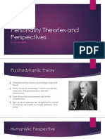 Personality theories and perspectives overview