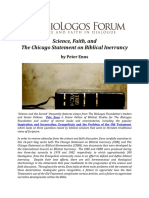 Science Faith and The Chicago Statement On Biblical Inerrancy Enns Edited No Watermark