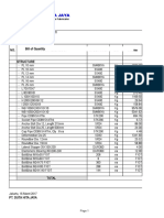 Bill of Quantity - Jembatan Girder A20