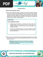 Download Evidence My Presentation Outline by Maicon Asprilla SN357068730 doc pdf