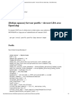 (Debian Squeeze) Serveur Postfix + Dovecot LDA Avec OpenLdap - David Mercereau