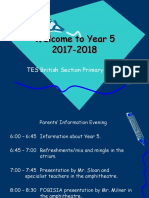Y5 Parent Info 2017-18