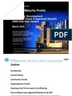 Process Maturity Profile: Cmmi For Development Scampi Class A Appraisal Results 2009 End-Year Update