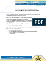 Evidencia 4 Informe de Analisis de Los Indicadores y Estandares Proyectados y Pertinencia