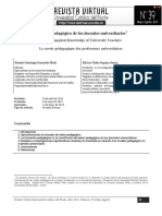 Problemas Actuales de La Docencia Universitaria