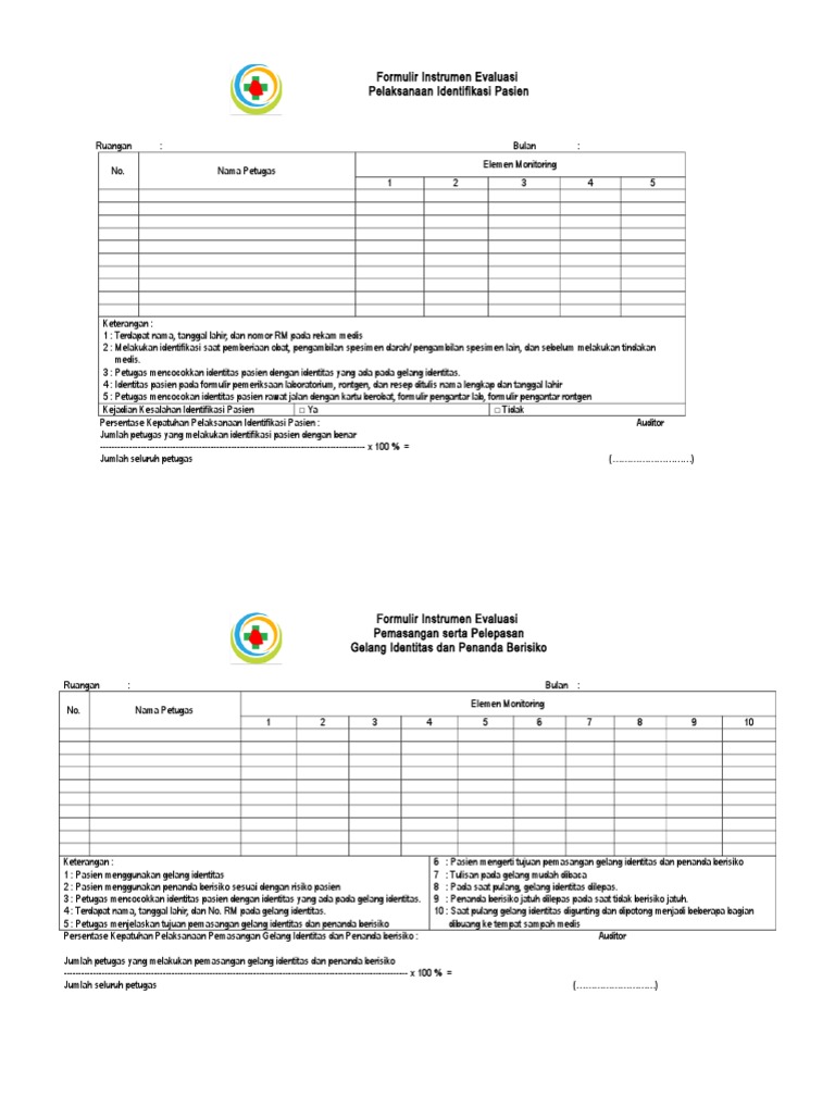 6 FORMULIR Identifikasi Pasien 6 FORMULIR Identifikasi Pasien