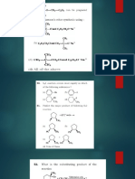 Practise Test - Reagents and Mechanisms