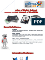 E. Bryan - Digital Curation of Digital Cultural Assets- Mutual Interest of ALaRMs [CARIFESTAXIII]