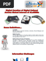 E. Bryan - Digital Curation of Digital Cultural Assets- Mutual Interest of ALaRMs [CARIFESTAXIII]