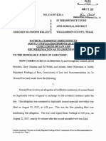 Filed Copy Cummings' Objection To Jointly Stipulated Findings of Fact
