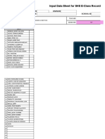 Grade Sheets 12-5