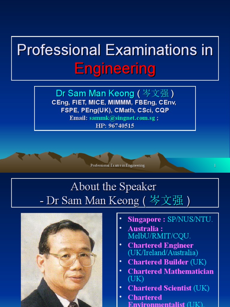 Professional Examinations in Engineering-2011a | PDF | Science And ...