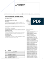 Conexiones Pvc Ced. 40