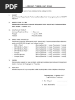 Contoh Laporan Perjalanan Dinas