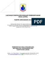 LPPD Desa Sukanegara 2016 Terbaru PDF