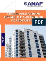 Ghidul Obligatiilor Fiscale Ale Asociatilor de Proprietari 2017 ANAF