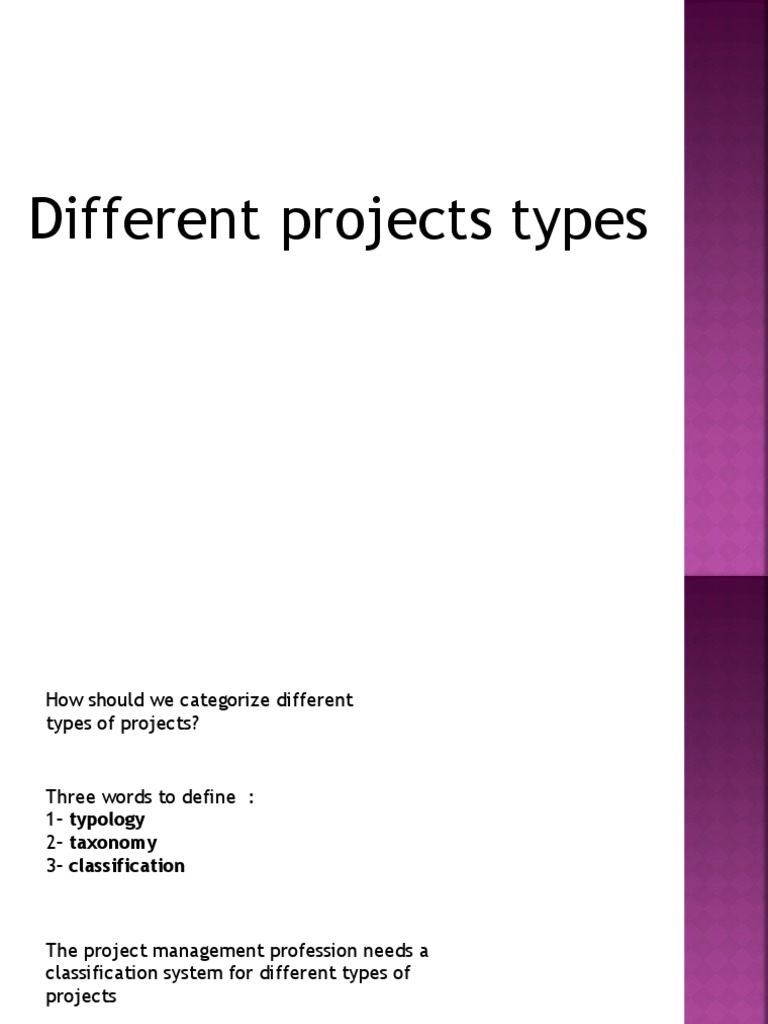 Project Classification Systems Explained | PDF | Art | Technology ...