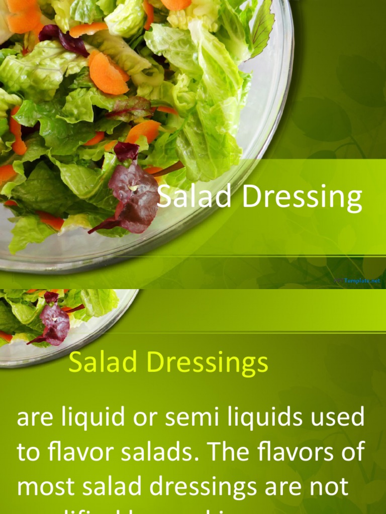 An InDepth Look at Salad Dressings Ingredients, Types, and Emulsions