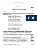 E A XII Romana Real Tehn 2016 Var Simulare PDF