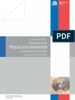 Guia Clinica Hipoacusia Moderada en Menores de Dos Años PDF