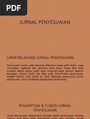 Jurnal Penyesuaian