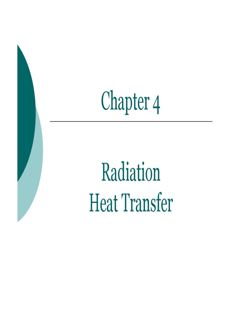 Understanding Radiation in Heat Transfer | PDF | Electromagnetic ...