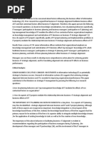 Senior Executives Continue to Be Concerned About Factors Influencing the Business Effect of Information Technology