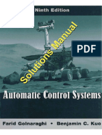 Automatic Control Systems 9th Edition