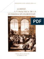 Themata Revista de Filosofía - Leibniz, Teoría y Práctica de La Interdisciplinariedad PDF